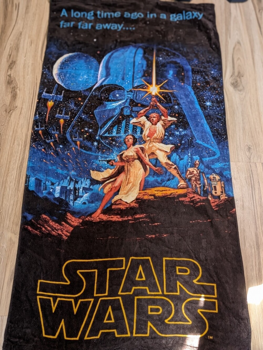 Vintage 70s Star Wars  Beach Towel - Original Star Wars “A New Hope”